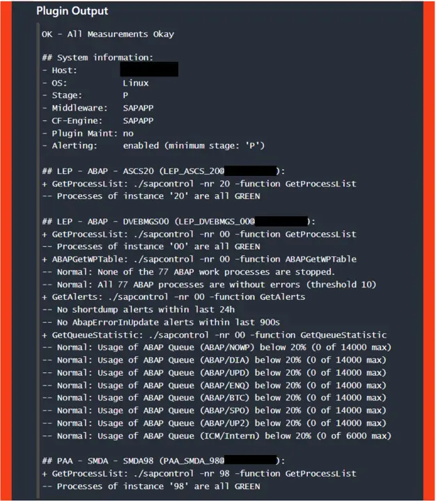 Plugin Output Dashboard