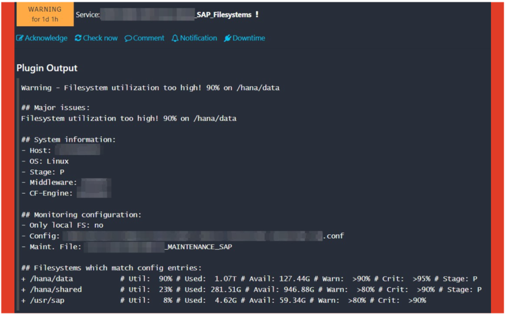 Dashboard_Filesystem utilization warning